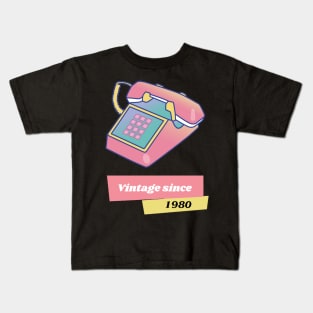 Vintage since 1980 Kids T-Shirt